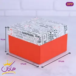 جعبه هدیه قرمز و سفید سورپرایز | کد 633/2