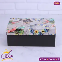 جعبه هدیه لاو یو گل دار | کد P6M/5