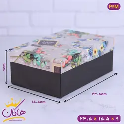 جعبه هدیه لاو یو گل دار | کد P6M/5