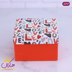 جعبه هدیه مربع ولنتاین | کد 633/5
