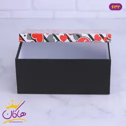 جعبه هدیه مشکی قلبی | ‌کد 632/2