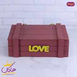 جعبه هدیه مهمات چوبی | کد 4952