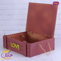 جعبه هدیه مهمات چوبی | کد 4952