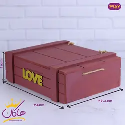 جعبه هدیه مهمات چوبی | کد 4952