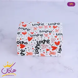 جعبه هدیه ولنتاین سفید | 2-141