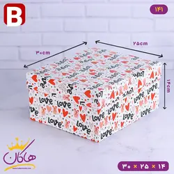 جعبه هدیه ولنتاین سفید | 2-141