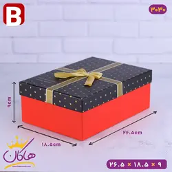 جعبه کادویی پاپیونی | کد 3030