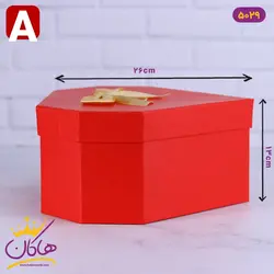 جعبه هدیه قلبی قرمز | کد 5029/2