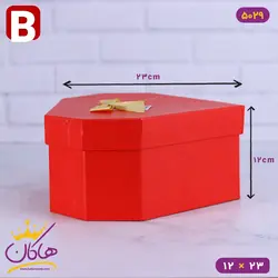 جعبه هدیه قلبی قرمز | کد 5029/2
