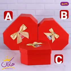 جعبه هدیه قلبی قرمز | کد 5029/2