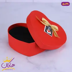 جعبه هدیه قلبی قرمز پاپیون دار | کد 5049