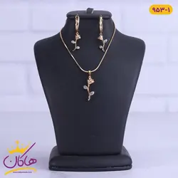 خرید نیم ست ژوپینگ گل رز برگ نقره ای | قروشگاه هاکان مد