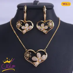 نیم ست ژوپینگ طرح قلبی گل دار | xip 948/1
