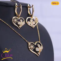 نیم ست ژوپینگ طرح قلبی گل دار | xip 948/1