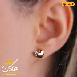 خرید و قیمت گوشواره میخی قلبی نگین قلبی | فروشگاه هاکان مد