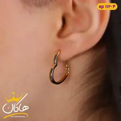 گوشواره حلقه ای قلبی | xp112/4