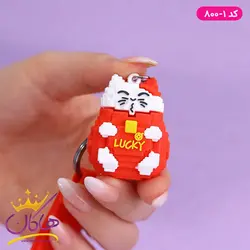 جا کلیدی سیلیکونی گربه پیکسلی | کد 800