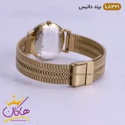 خرید ساعت مچی زنانه داتیس طلایی صفحه قهوه ای کد Datis L 8321