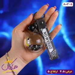 خرید و قیمت جاکلیدی اکواریومی کروی فضانورد خوابیده روی ماه|هاکان مد