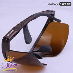 خرید و قیمت عینک آفتابی پلیس قهوه ای آلومینیوم اورجینال 8539 |هاکان مد