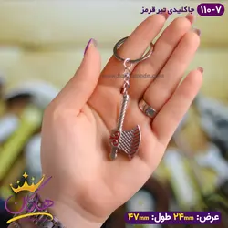 خرید و قیمت جاکلیدی فلزی مدل تبر قرمز | هاکان مد