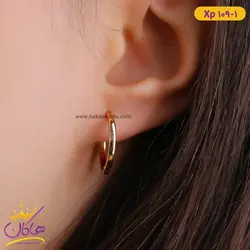 گوشواره استیل زنانه حلقه ای ساده | xp 109/1