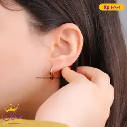 گوشواره استیل زنانه حلقه ای ساده | xp 109/1