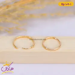 گوشواره استیل زنانه حلقه ای ساده | xp 109/1
