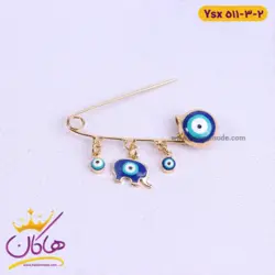 سنجاق سینه استیل فیل چشم نظر | ysx 511/3