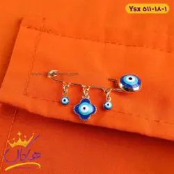 سنجاق سینه استیل چشم زخم ونکلیف | ysx 511/18