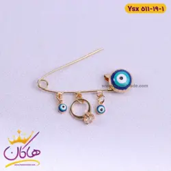 سنجاق سینه استیل انگشتر تک نگین | ysx 511/19