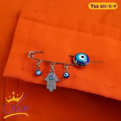 سنجاق سینه استیل طرح دست | ysx 511/11