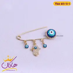 سنجاق سینه استیل طرح دست | ysx 511/11