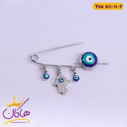 سنجاق سینه استیل طرح دست | ysx 511/11