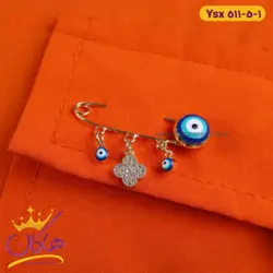 سنجاق سینه استیل چشم نظر ونکلیف | ۵۱۱/۵