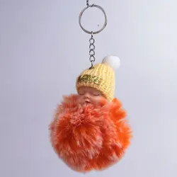 جاکلیدی طرح نوزاد کد 4366-1 نارنجی - فروشگاه اینترنتی هاکان مد