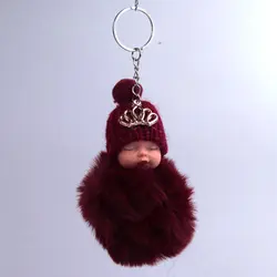 جاکلیدی طرح نوزاد کد 4366-2 زرشکی - فروشگاه اینترنتی هاکان مد