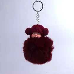 جاکلیدی طرح نوزاد کد 4366-3 زرشکی - فروشگاه اینترنتی هاکان مد