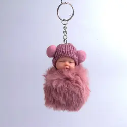 جاکلیدی طرح نوزاد کد 4366-3 صورتی پر رنگ - فروشگاه اینترنتی هاکان مد