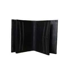 ست 3 تکه کیف چرمسال جیبی و کارتی و کمربند مشکی