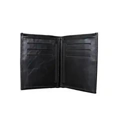 ست 3 تکه کیف چرمسال جیبی و کارتی و کمربند مشکی