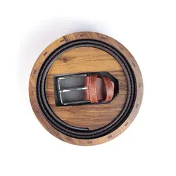 کمربند مردانه چرم طبیعی برند چرمسال کد ۱۱۰ - فروشگاه اینترنتی هاکان مد