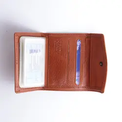 کیف جا کارتی چرم طبیعی فندی کد 182
