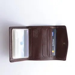 کیف جا کارتی چرم طبیعی فندی کد 182
