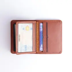 کیف جا کارتی چرم طبیعی گوچی کد 70