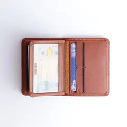 کیف جا کارتی چرم طبیعی گوچی کد 70