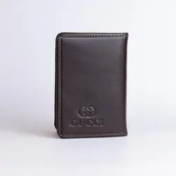 کیف جا کارتی چرم طبیعی گوچی کد 70