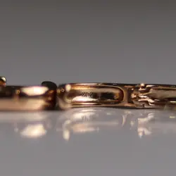 گوشواره حلقه ای ساده ژوپینگ سایز بزرگ ۳ - فروشگاه اینترنتی هاکان مد