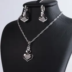 نیم ست قلب نگین دار برند ژوپینگ کد211 XUPING - فروشگاه اینترنتی هاکان مد