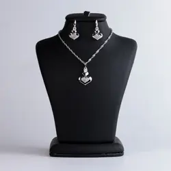 نیم ست قلب نگین دار برند ژوپینگ کد211 XUPING - فروشگاه اینترنتی هاکان مد